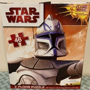 Star Wars The Clone Wars 3’ Floor Puzzle 46 Large Pieces